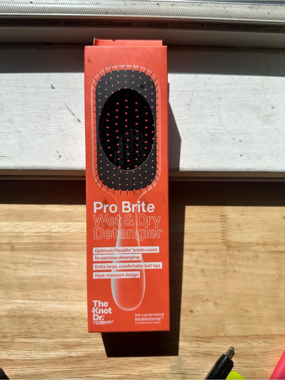 Conair Pro Brite Wet & Dry Detangler Brush — pink the knot doctor